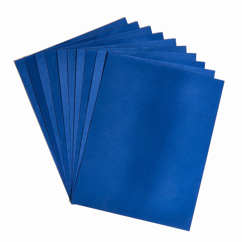 Velour Paper - 8.5inx11in Dk. Blue