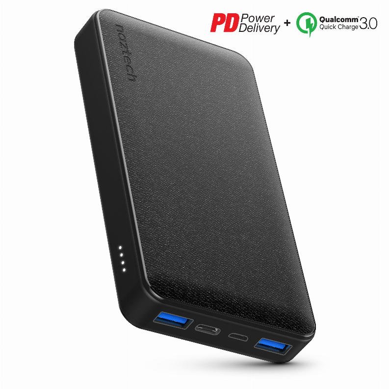  20000mAh 18W PD+QC Fabric Power Bank