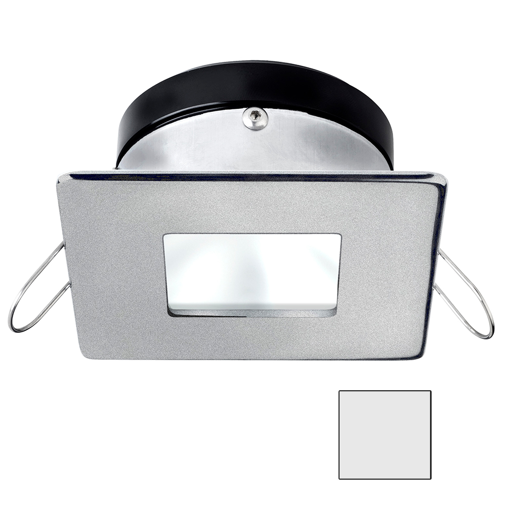 i2Systems Apeiron A1110Z - 4.5W Spring Mount Light - Square/Square - Cool White - Brushed Nickel Finish