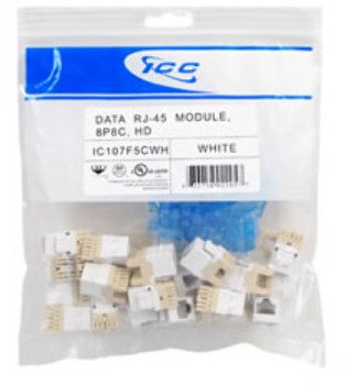 MODULE- CAT 5e- HD- 25 PK- WHITE