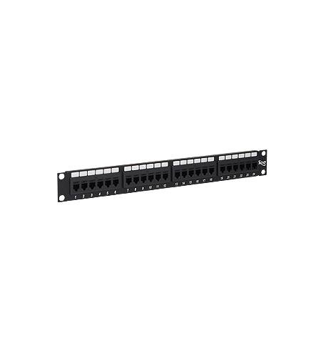 PATCH PANEL-CAT 5e- FEED-THRU 24-P-1RMS