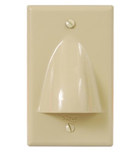 Faceplate- 1-Gang- Bulk Nose- Ivory