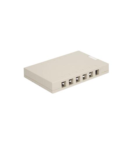 SURFACE MOUNT BOX- 12-PORT- WHITE