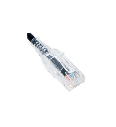 PATCH CORD- CAT 6 SLIM CLEAR SR 10PK 1FT