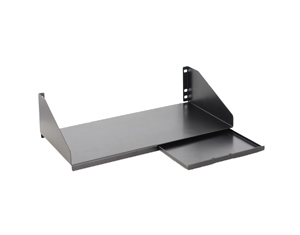 Keyboard Shelf With Sliding Mouse Tray