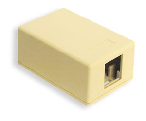 IC107SB1IV  SURFACE BOX 1PT Ivory