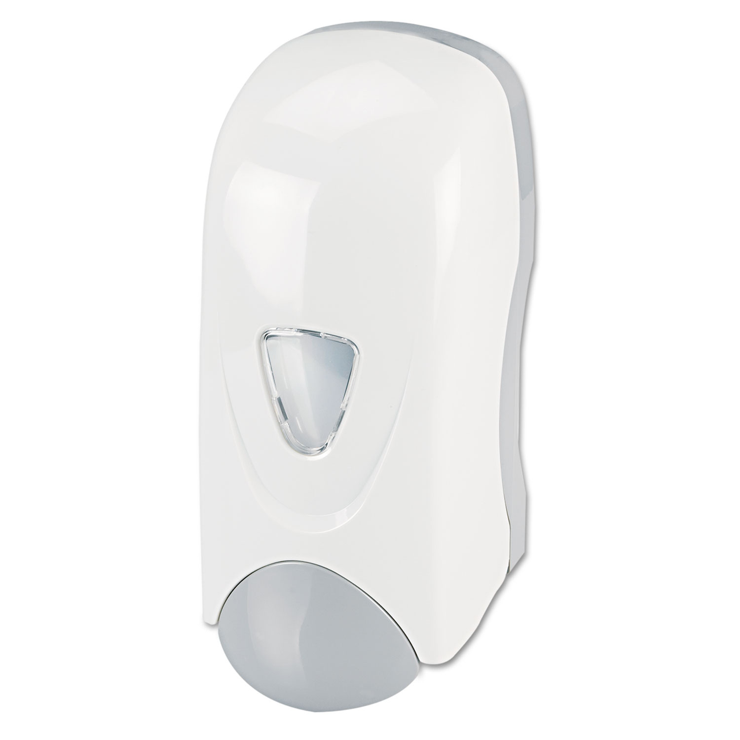 Foam-eeze Bulk Foam Soap Dispenser with Refillable Bottle, 1000 mL, 4.88" x 4.75" x 11", White/Gray
