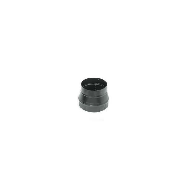 6" to 5" Snap-Lock Black Stovepipe Reducer - BM0059