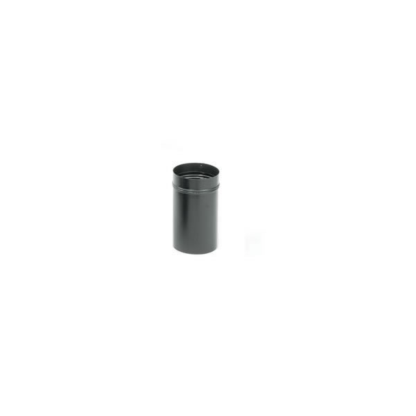 8" x 111/2" Snap-Lock Black Adjustable 3" to 9" Slip Connector - BM0044