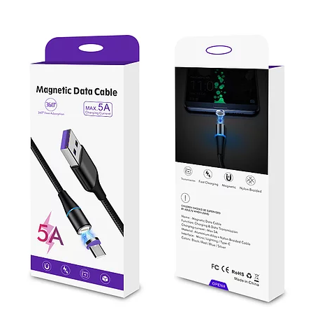 5A Super Charge Magnetic 3-in-1 Cable