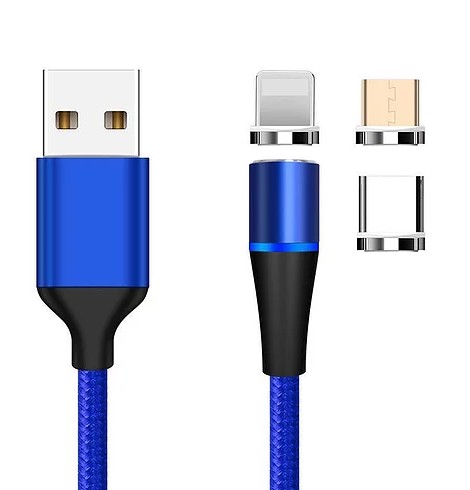 Magnetic 3 in 1 Quick Charge 3A Cable