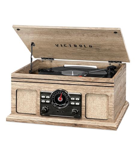 Victrola 4in1 BT Turntable- FM- Oatmeal