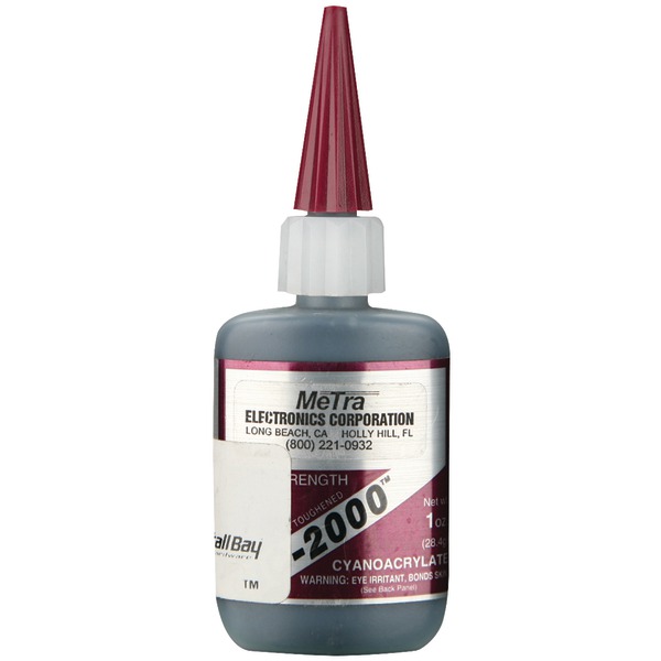 Metra IB Instant Rubber Tough Glue   1 Oz 