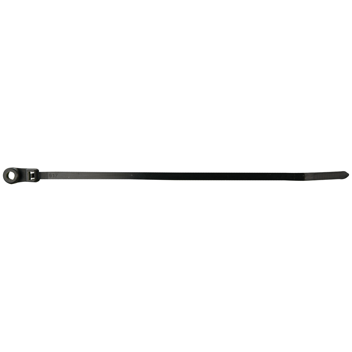 Cable Tie; 7.5 in. Screw Mount Black 10