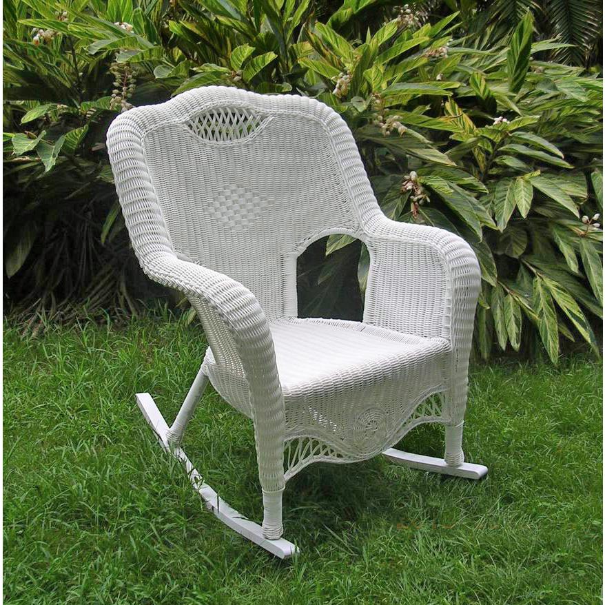 Resin Wicker Indoor/Outdoor Rocker