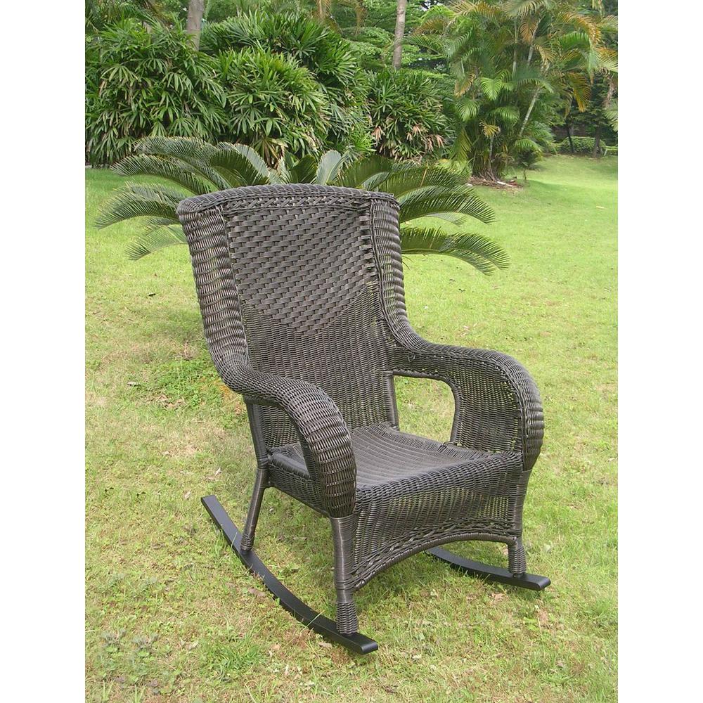 San Tropez Resin Wicker Aluminum Rocker