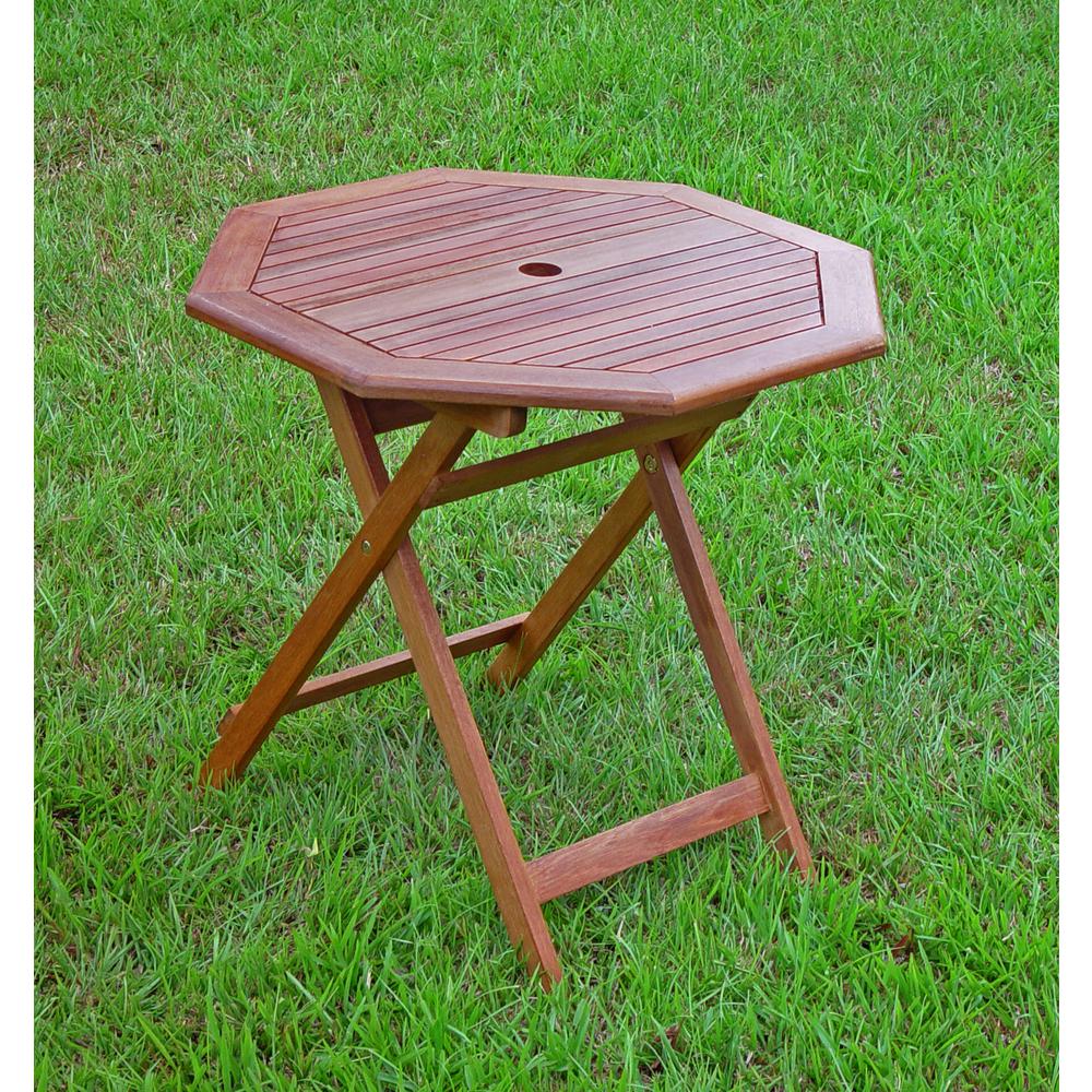 Acacia Octagonal Folding Table