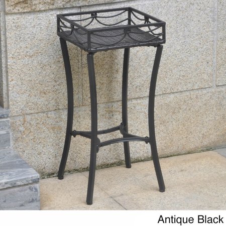 Valencia Resin Wicker/Steel Square Plant Stand