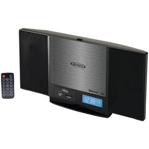 JENSEN JBS-300 WALL MOUNTABLE BLUETOOTH MUSIC SYSTEM