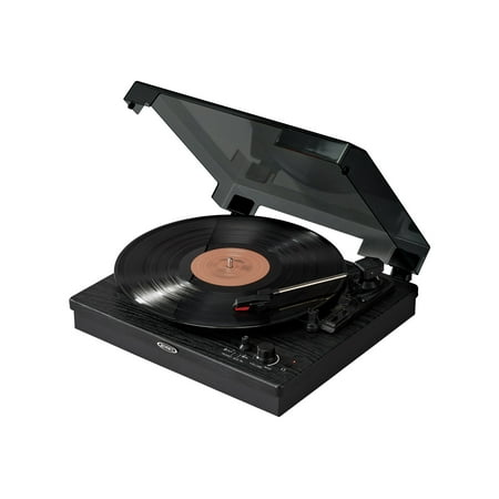 JENSEN JTA-315 3 SPEED STEREO TURNTABLE WITH SPEAKERS