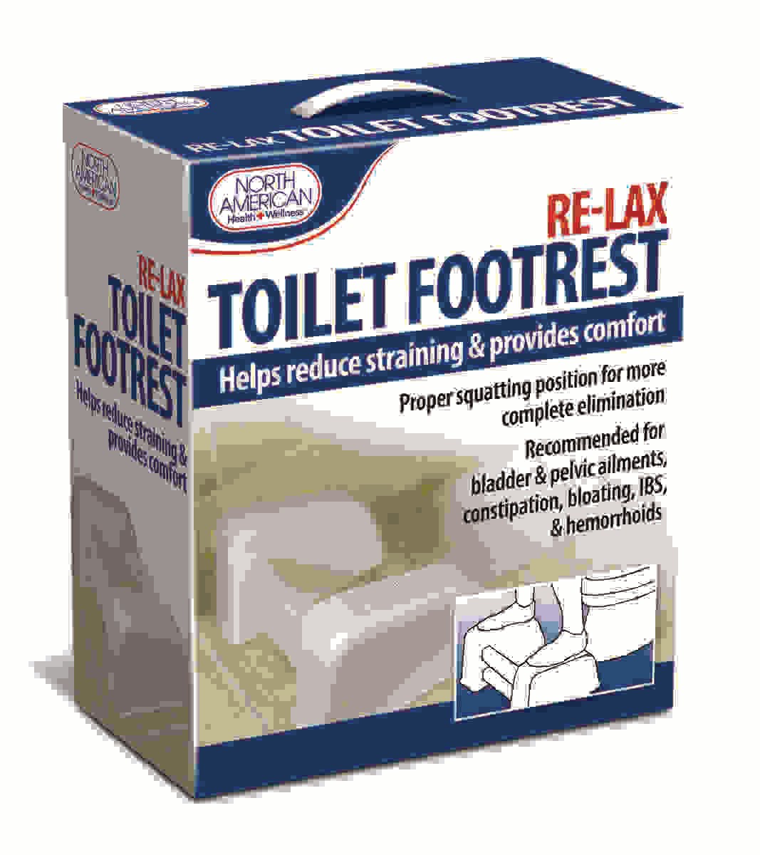 American JB6398 Re-Lax Toilet Foot Rest That Helps Position