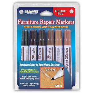 Ideaworks RET5343 Set Of 6 Assorted Furniture Repair Markers