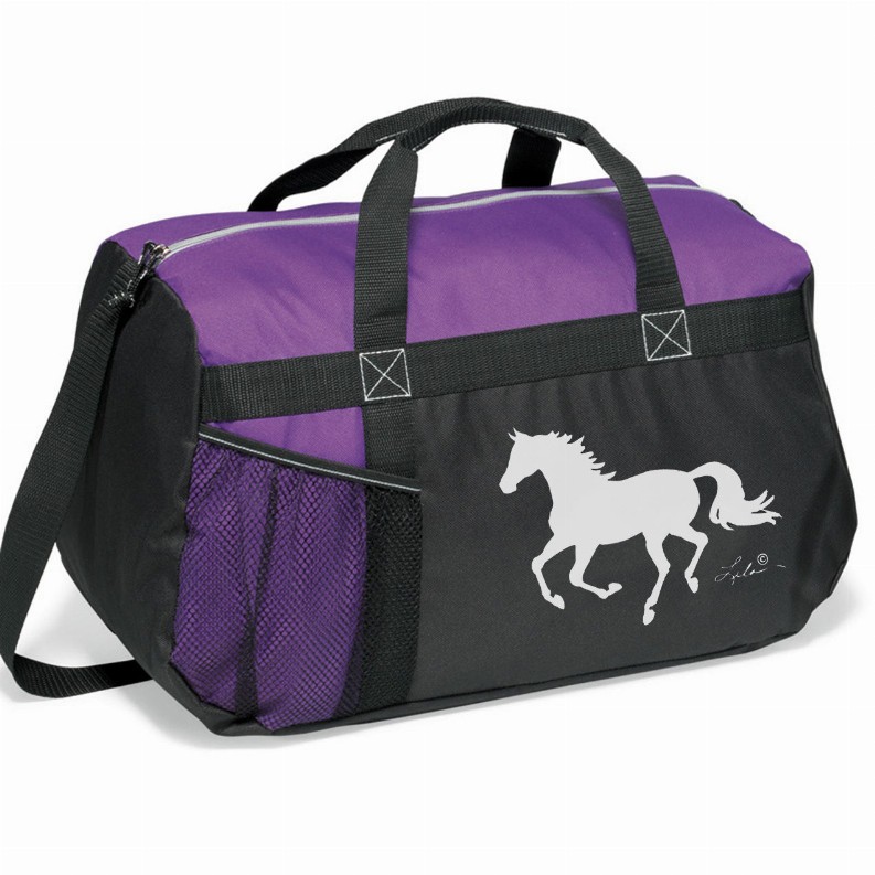 AWST Int Lila Galloping Horse Duffle Bag