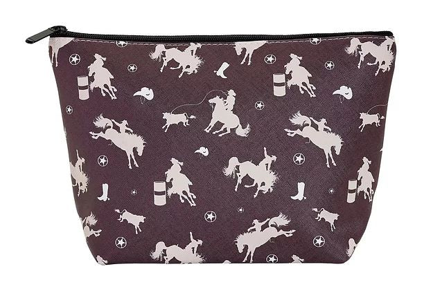 AWST Int'l "Lila" Rodeo Large Cosmetic Pouch