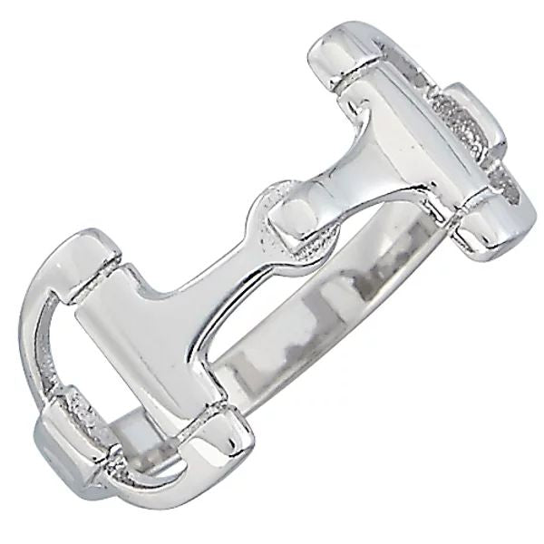 AWT Int'l Sterling Silver Snaffle Bit Ring