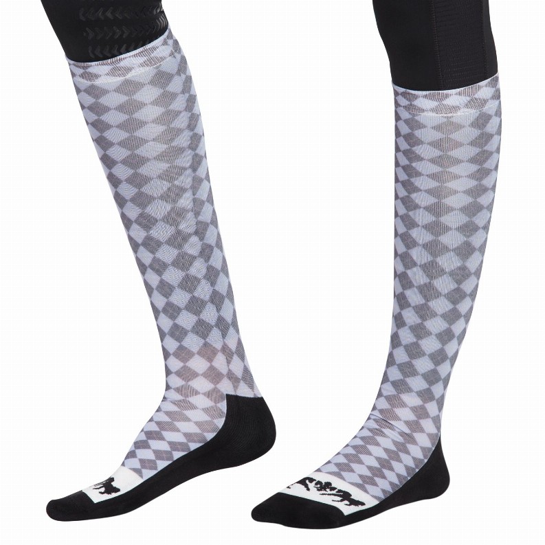 Equine Couture Ladies Isabel Padded Knee Hi Boot Socks