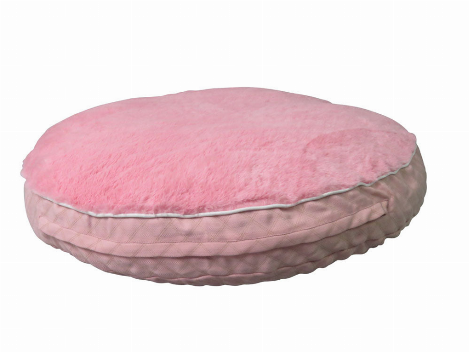 Halo Round Natasha Dog Bed M Pink