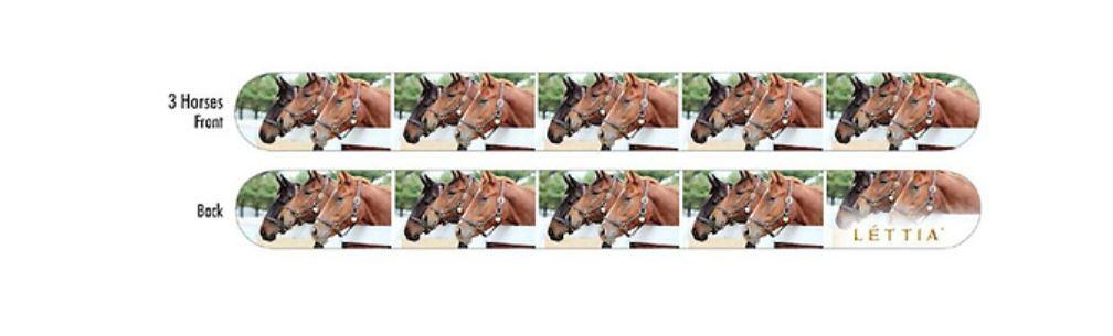 Lettia Nail File- 3 Horses