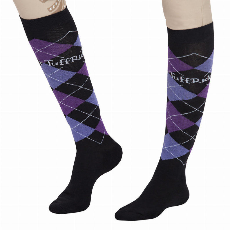 TuffRider Argyle Knee Hi Socks