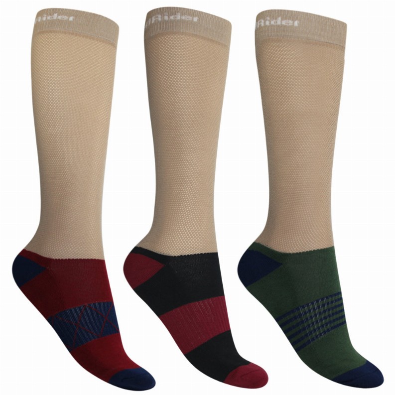 TuffRider EquiCool Ventilated Riding Socks-3 pack