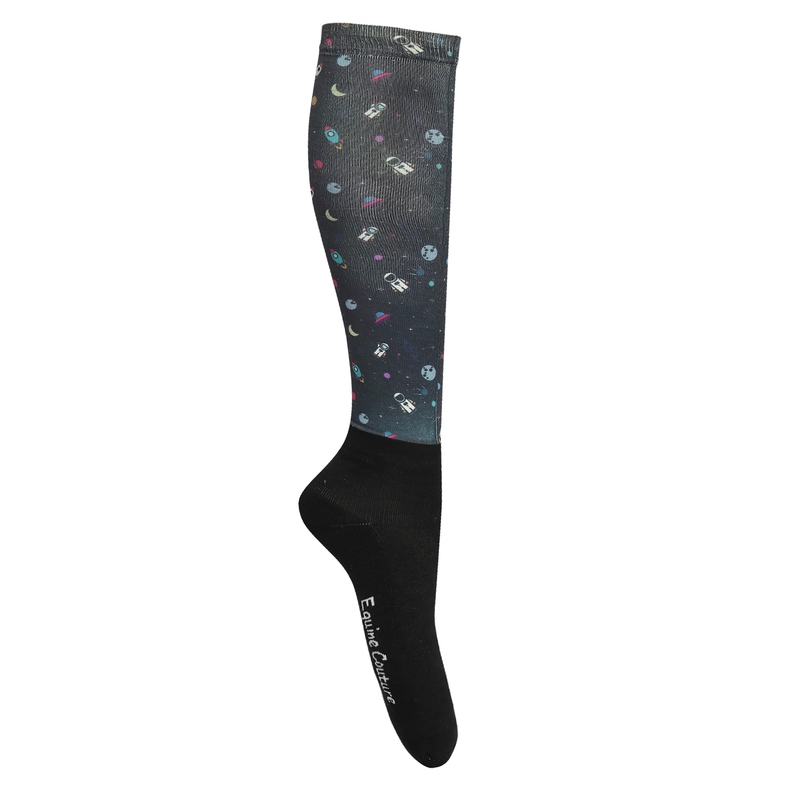 Equine Couture OTC Boot Socks  Standard  Space