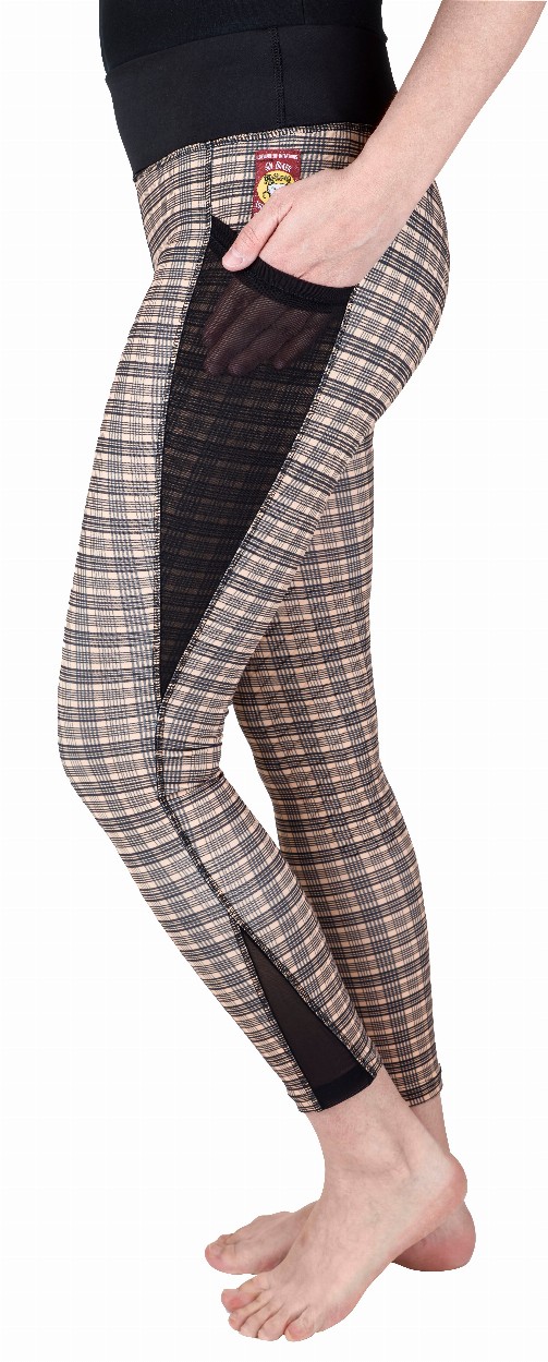 EQUINE COUTURE BAKER TIGHTS S Safari