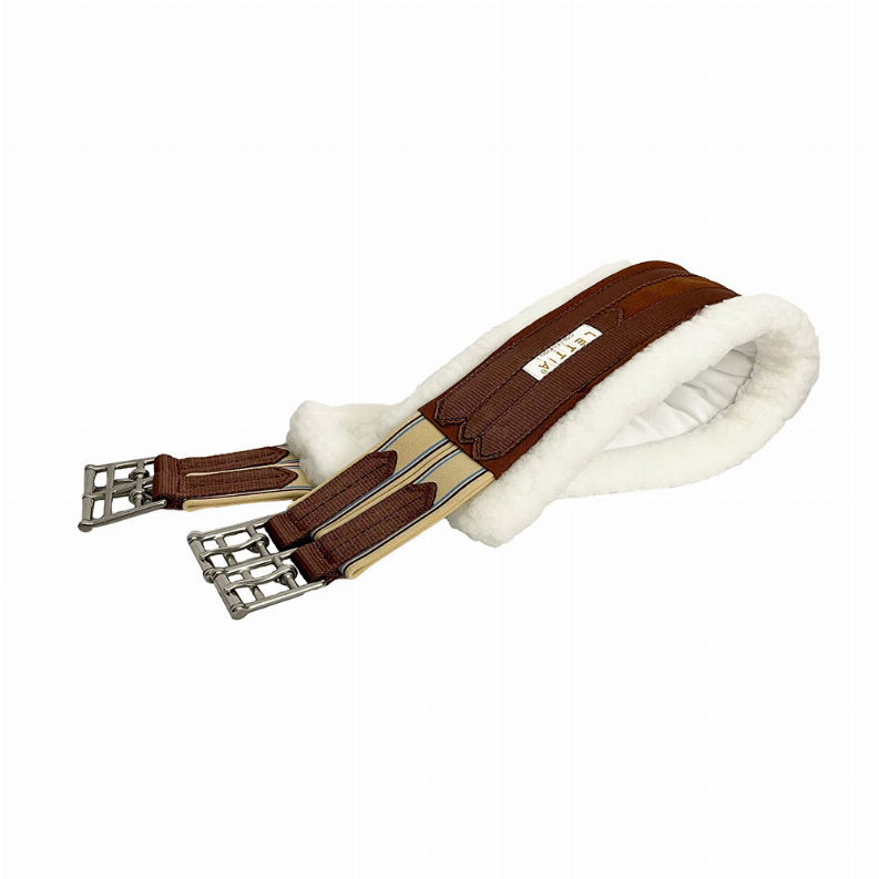 Lettia CoolMax Fleece Lined Girth 46" Brown