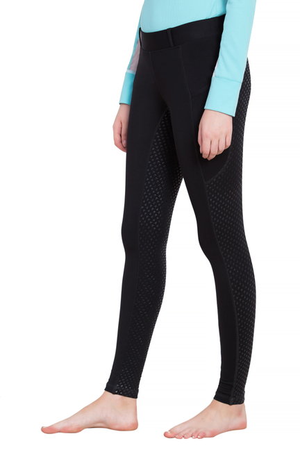 TuffRider Ladies 3 Season Riding Tights  X-Large  Black 