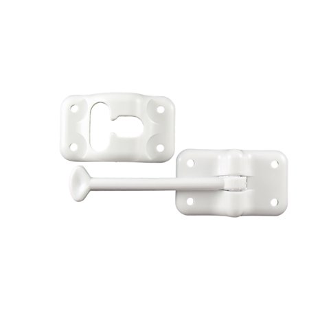 3-1/2In T-Style Door Holder, White