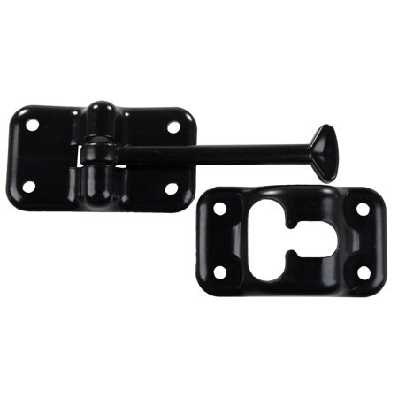 3-1/2In T-Style Door Holder, Black