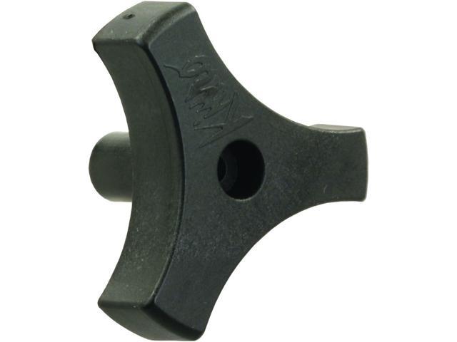 13/16IN TRI-LUG WINDOW KNOB, BLACK