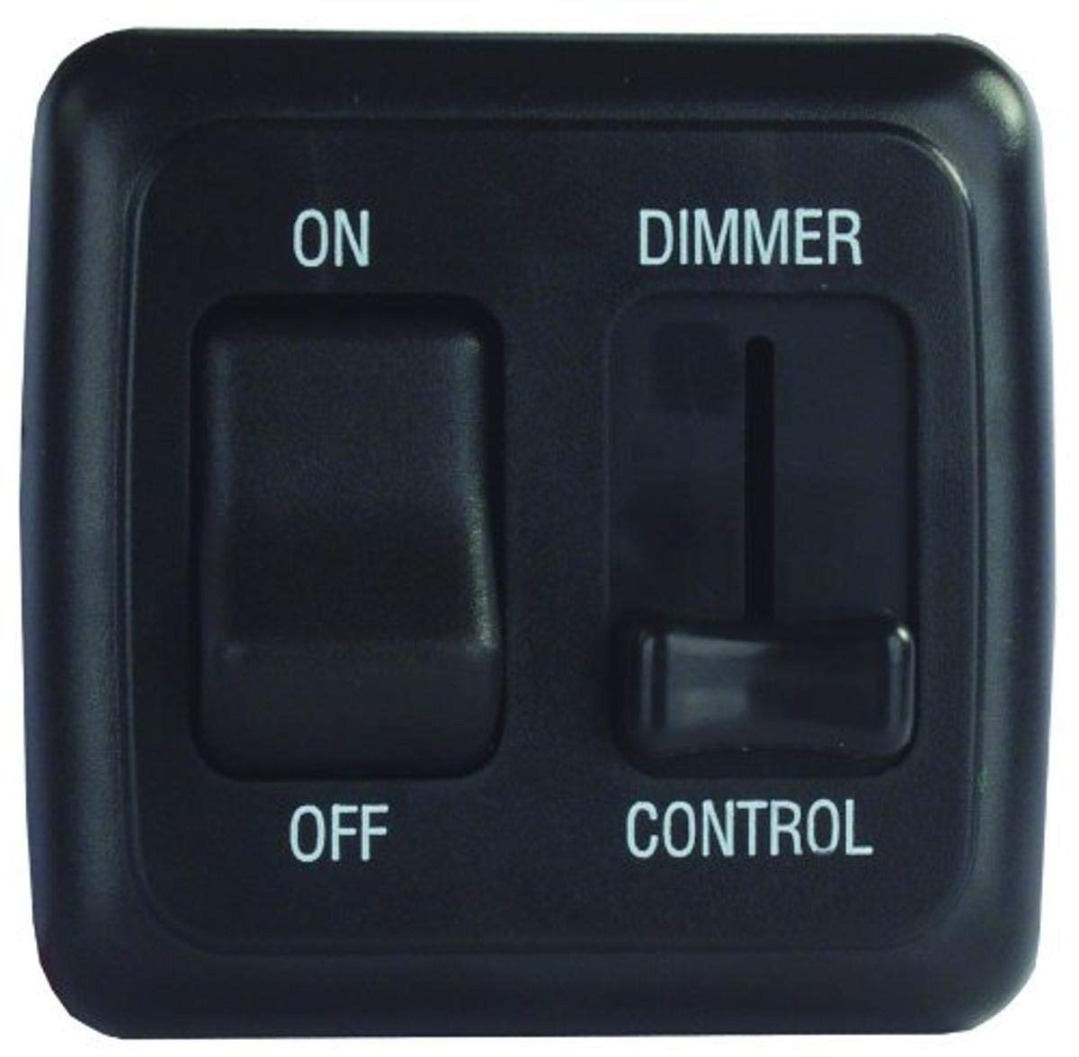 DIMMER ON/OFF ROCKER SWITCH ASSEMBLY W/BEZEL BLACK