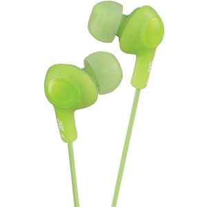 JVC HAFX5G Gumy Plus Inner-Ear Earbuds (Green)