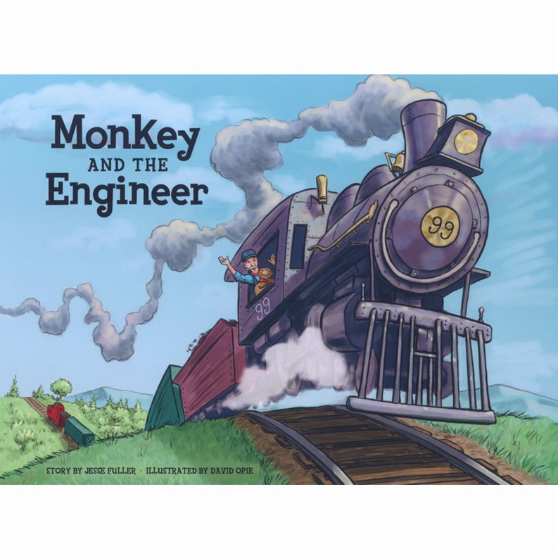 Monkey And The Engineer Children's Book - (Rare Out Of Print)