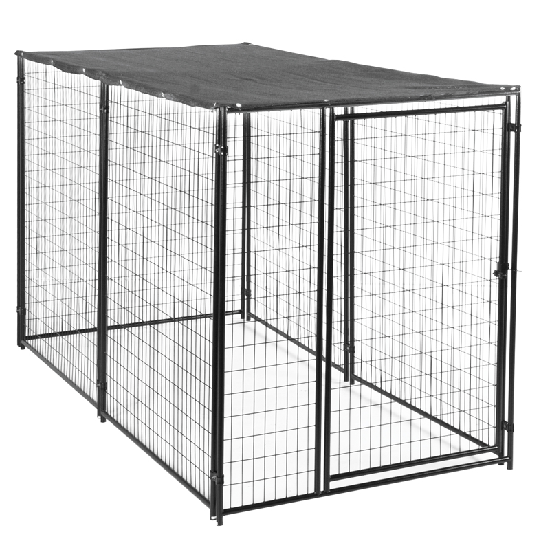 Lucky Dog 6'H x 5'W x 10'L Modular Kennel with Shade Cloth Roof