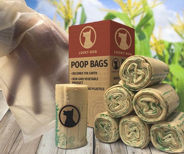 Lucky Dog Zero Plastic Leakproof Poop Bags - 10 Roll