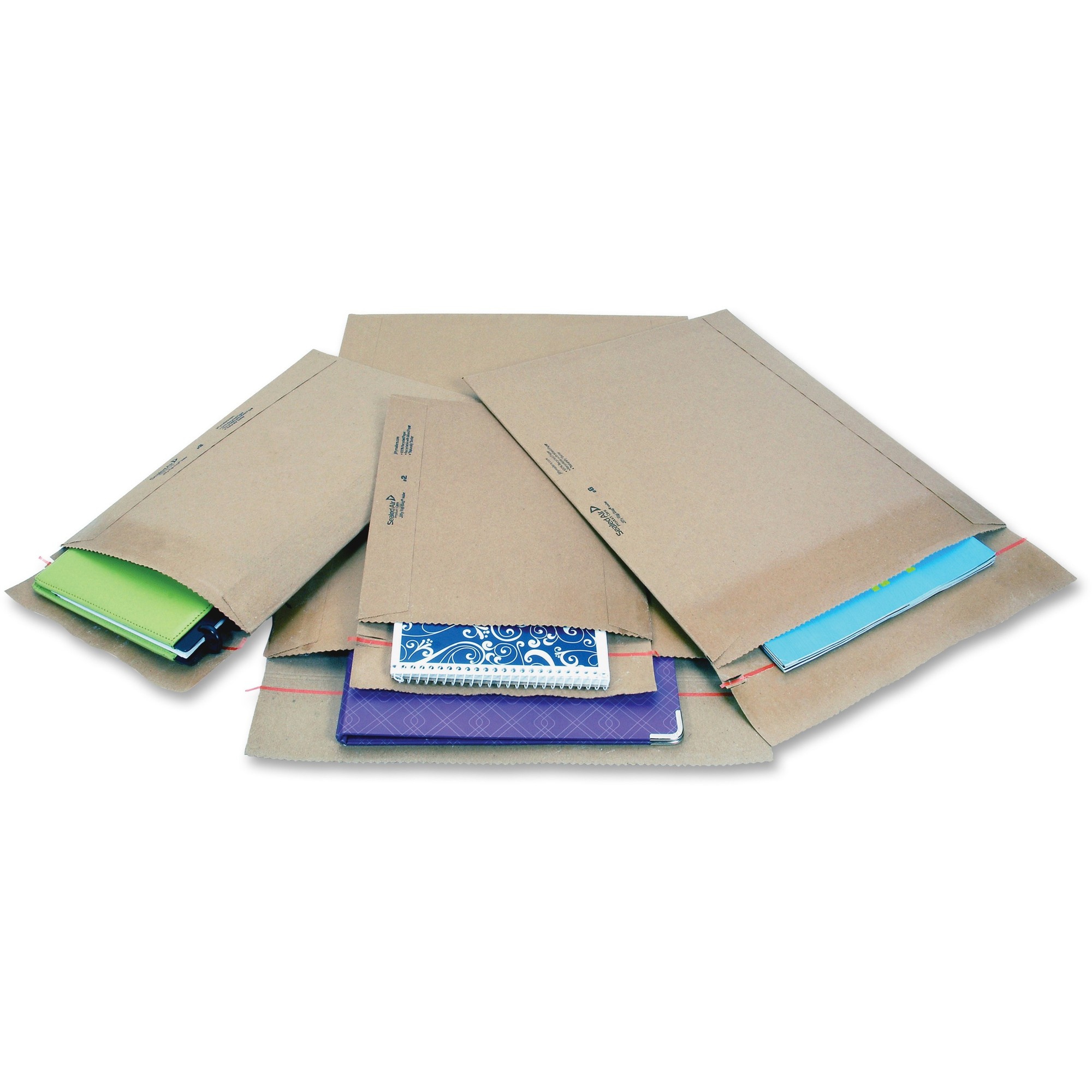 Jiffy Mailer Padded Self-seal Mailers - Padded - #1 - 7 1/4" Width x 12" Length - Self-sealing - Kraft, Fiber - 100 / Carton - N