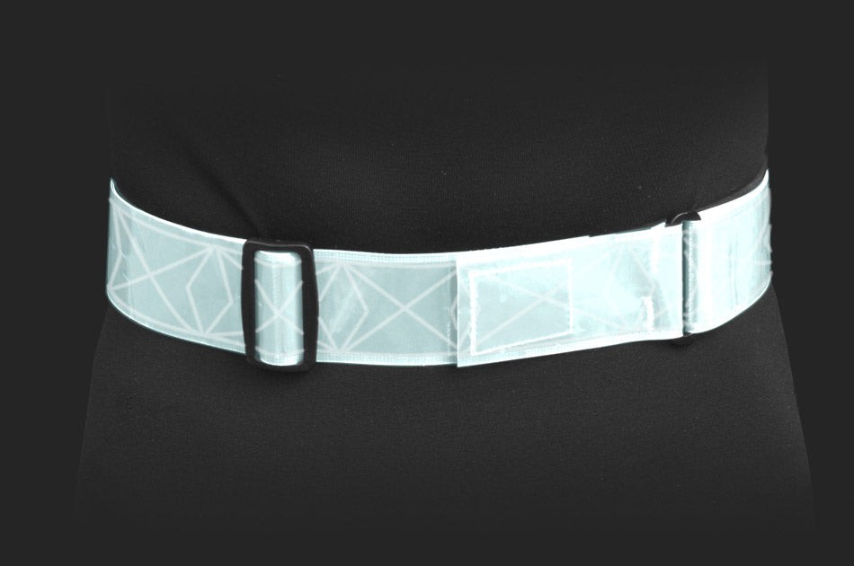 Economy Reflective Belt - White