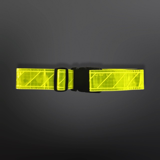 Reflective Web Belt - Lime