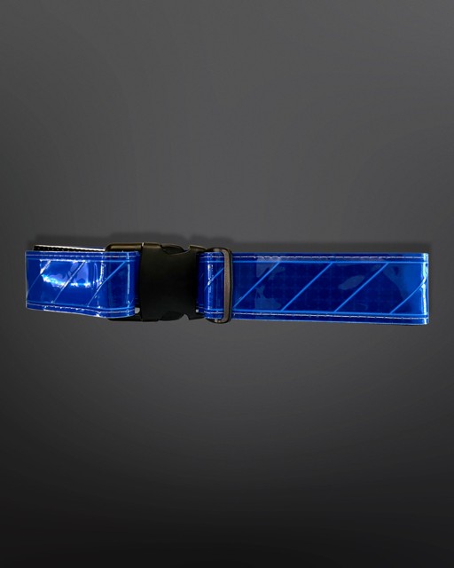 Reflective Web Belt - Blue